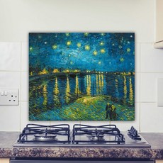 Shiny Art廚房藝術板 梵谷 阿爾的星空夜, 1個