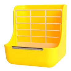 이코디 캔디컬러 듀얼 소형동물 먹이통, 옐로우, 1개