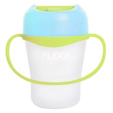 플렉사 흘림방지 빨대컵 250ml, 블루, 1개