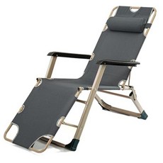 아웃팅 뉴 3단 접이식 침대의자 특대형, 그레이, 1개