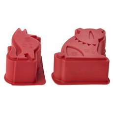 IKEA 宜家家居 BAKGLAD烘焙機動物 2 款, 紅色的, 1套