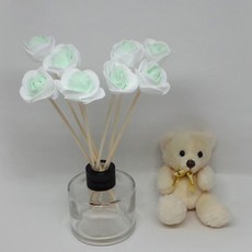 Azer Pacific Ambrosia 圓瓶 + 迷你玫瑰花棒 8p, 綠色, 100ml