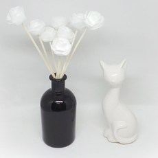 아제르퍼시픽 르쁘띠 블랙병 + 미니로즈 플라워스틱 8p, 화이트, 200ml, 1개