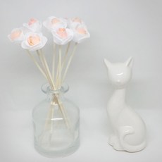 아제르퍼시픽 레스쁘리 로얄 클리어 병 + 미니로즈 플라워스틱 8p, 오렌지, 250ml, 1개