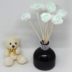 aser PACIFIC Respri 黑色圓瓶奢華+迷你玫瑰花棒 8p, 綠色, 200毫升, 1組