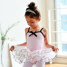 키즈발레몰 블랙라인 튜튜형 발레복