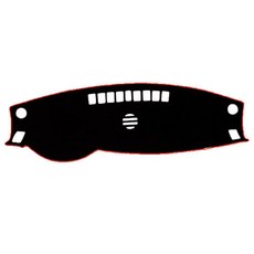 BlueCode 天鵝絨儀表板避光墊 現代 + 防塵袋, Genesis 14~15年 (中央 有/HUD 無), 霧面黑 + 橘色