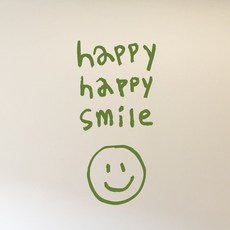 Happy Happy Smile 重點貼紙, 橄欖綠