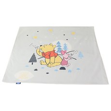 BEAUTE HOUSE 超細纖維毯, 小熊維尼款 灰色