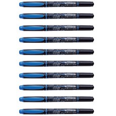 Tombow 蜻蜓牌 螢coat Tombow COAT 螢光筆, 藍色, 10個