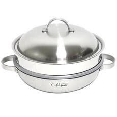 Kitchen-Art 不鏽鋼雙耳炒鍋, 1個, 28cm