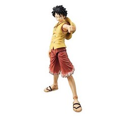 메가하우스 베리어블 액션 히어로즈 ONE PIECE 몽키 D 루피 PAST BLUE VER YELLOW 피규어 MH82281, 1개
