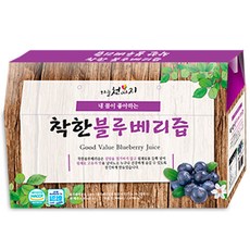 하늘천따지 착한 블루베리즙, 80ml, 30개
