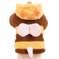 바이셀 강아지 꿀벌 후드 티셔츠, 혼합 색상, 1개