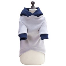 Buysell 素色寵物連帽T恤, 淺灰