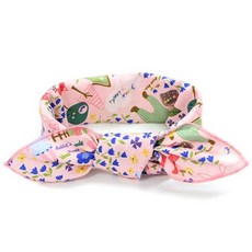 도트레코드 숲속의토끼핑크 쁘띠스카프