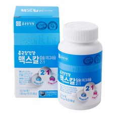 종근당건강 맥스칼 칼슘 마그네슘, 1개, 120정