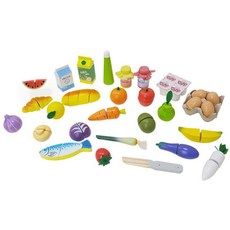 HbCarpentry 料理遊戲廚房玩具 26入組, 混色