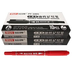 블루마토 유성펜 PY-1005, 빨강