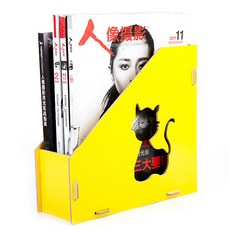필립로지스틱 캣츠 파일 수납 정리함, 옐로우, 1개