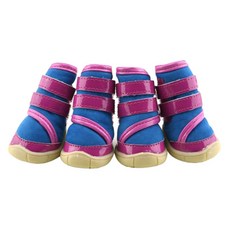 아울리빙 투라인 스노우부츠 반려동물 신발, 블루, 1개