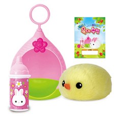 오로라월드 부르르 아기병아리 미니하우스 + 육아수첩, 혼합 색상, 1개