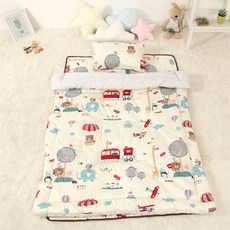 EziBaby 孩童用超細纖維薄被組, 動物島款