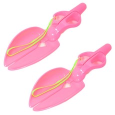 아리코 고양이 & 강아지 배설물 클립 가위 핑크, 2개입