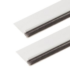 Nature Living 防風阻擋莫代爾羊毛玄關縫隙擋風條 1m 白色, 2件