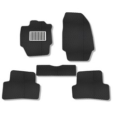 더존 벌집 일반형 카매트 + 레이싱 발판패드, 르노 QM3 (2014년~), 블랙