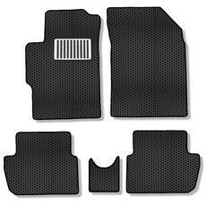 더존 벌집 카매트 일반형+레이싱 발판패드 3P, 쉐보레 올뉴 스파크 2012년 12월 ~ 2015년 8월, 블랙