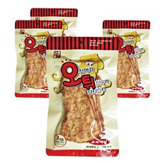 오튀 오징어가 튀김이 되어 나타났다 스낵 오리지널맛, 30g, 4개