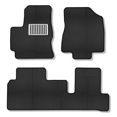 더존 벌집 카매트 돌기형 + 레이싱 발판패드, 기아 레이, 블랙