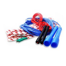 團體跳繩組, 藍紅