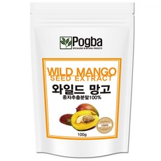 포그바 와일드 망고 종자 추출분말, 100g, 1개