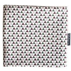 Eco chic系列三角圖紋印花20支棉布, 綠色