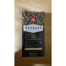 GO BEANS Express 70咖啡, 1kg, 無研磨咖啡豆, 1包