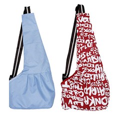 Pet Nine 狗狗與貓咪親密背帶 2件組, 天空藍, 斯佩爾紅