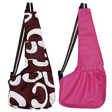 Pet Nine 狗狗與貓咪親密背帶 2件組, 圖案棕色, 粉紅色