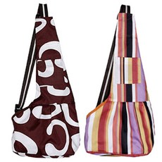 Pet Nine 狗狗與貓咪親密背帶 2件組, 圖案棕色, 彩虹