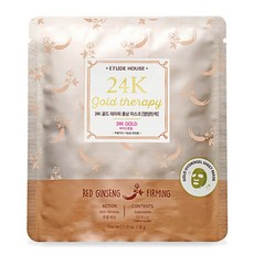 에뛰드하우스 골드 테라피 홍삼 영양탄력 마스크 32g, 1개입, 1개