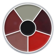 KRYOLAN 歌劇魅影 6色特效彩妝膏盤, 燒傷, 1個