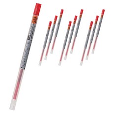 Uni 三菱 筆芯 UMR-109 0.28mm, 紅色的, 10個