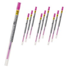 스타일핏 유니 시그노 젤잉크 리필심 UMR-109 0.38mm, 핑크, 10개