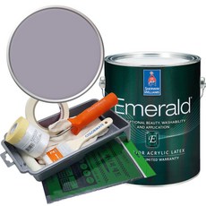 셔윈윌리엄스 에메랄드 페인트 세트, SW6549 Ash Violet, 1L, 1개