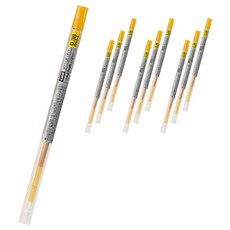 스타일핏 유니 시그노 젤잉크 리필심 UMR-109 0.38mm, 골든옐로우, 10개