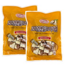 엠바레 코코넛앤밀크 캬라멜, 300g, 2개