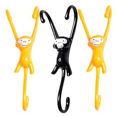 RIVER-GREEN 猴子多用途雙臂掛架, 隨機出貨, 3個