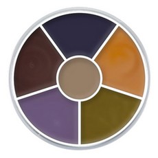 KRYOLAN 歌劇魅影 6色特效彩妝膏盤, 挫傷, 1個