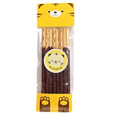 피크닉하우스 호랑이 헤더텍 50p + opp 포장봉투 50p + 스티커 50p, 혼합 색상, 1세트